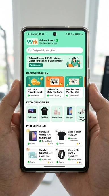 Kanal Resmi 99rk untuk Pengguna Android Indonesia
