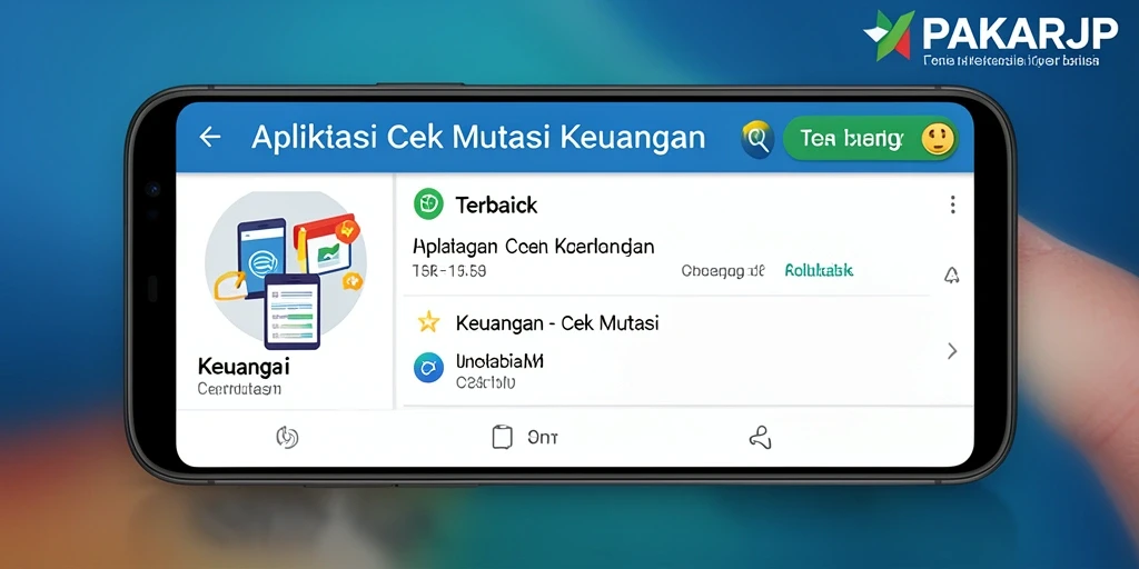 Tampilan antarmuka PAKARJP yang modern untuk cek mutasi.
