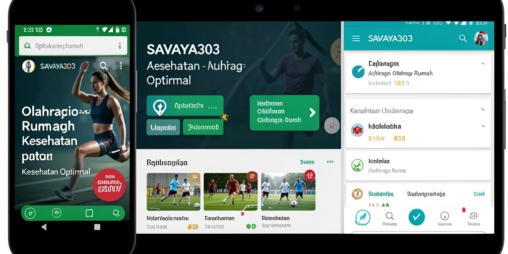 Antarmuka aplikasi SAVAYA303 yang mudah digunakan untuk latihan di rumah.